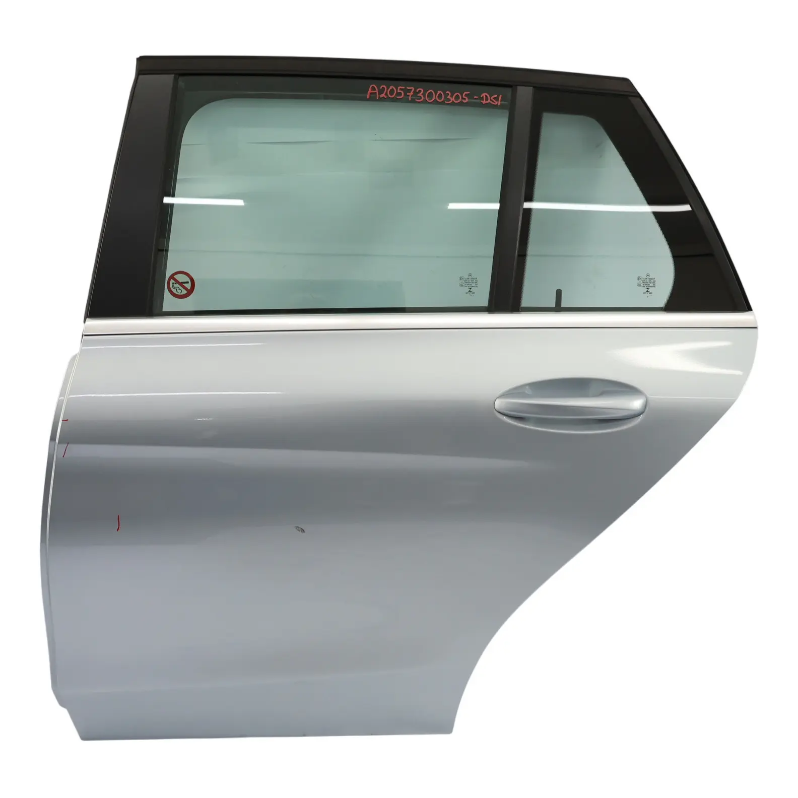 Mercedes S205 Door Rear Left N/S Diamond Silver Metallic - 988