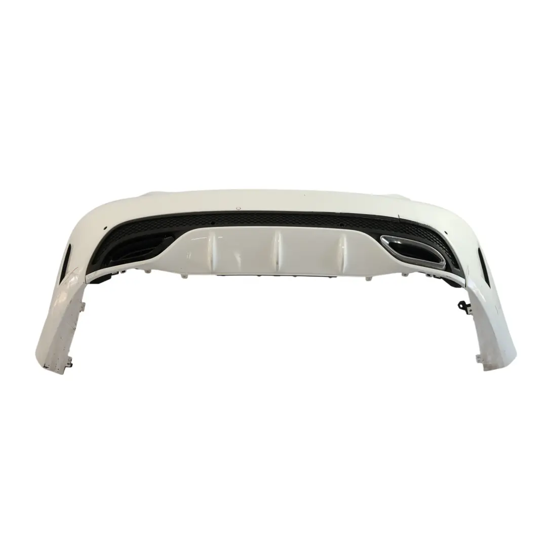Mercedes W205 Bumper Rear Trim Panel Cover AMG Polar White - 149 - SKU A2058856038-POL1 - Part number A2058856038