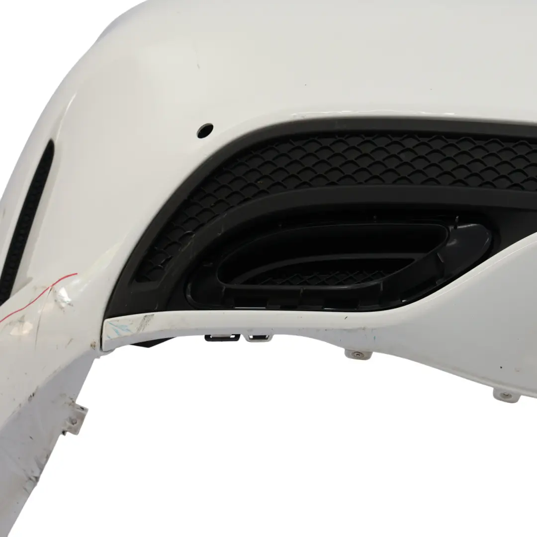 Mercedes W205 Bumper Rear Trim Panel Cover AMG Polar White - 149 - SKU A2058856038-POL1 - Part number A2058856038