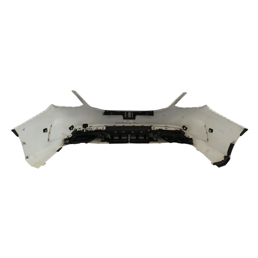 Mercedes W205 Bumper Rear Trim Panel Cover AMG Polar White - 149 - SKU A2058856038-POL1 - Part number A2058856038