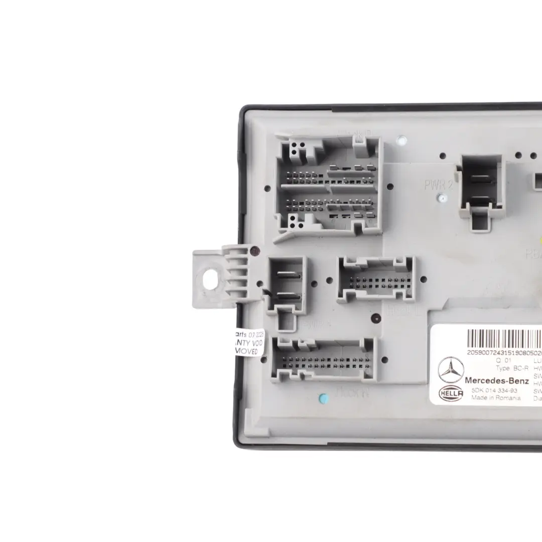 Mercedes S205 X253 Comfort Module Central Gateway Control Unit BC-R - SKU A2059007243 - Part number A2059007243