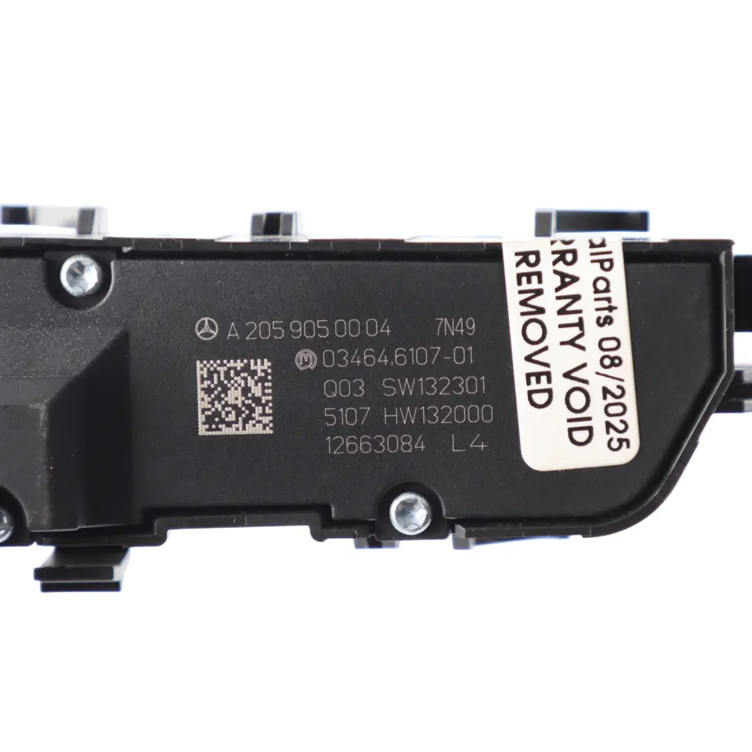 Mercedes W205 W253 Interruttore Sedili Riscaldati Pulsante Controllo - SKU A2059050004 - Numero di parte A2059050004