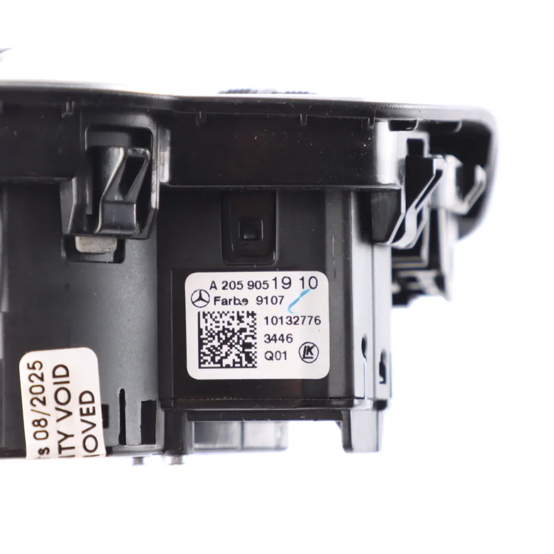 W253 W293 Scheinwerfer Schalter Bedienfeld für Mercedes W205 mit Teilenummer A2059051910 Mercedes W205 W253 W293 Scheinwerfer Schalter Bedienfeld - SKU A2059051910 - Teilenummer A2059051910