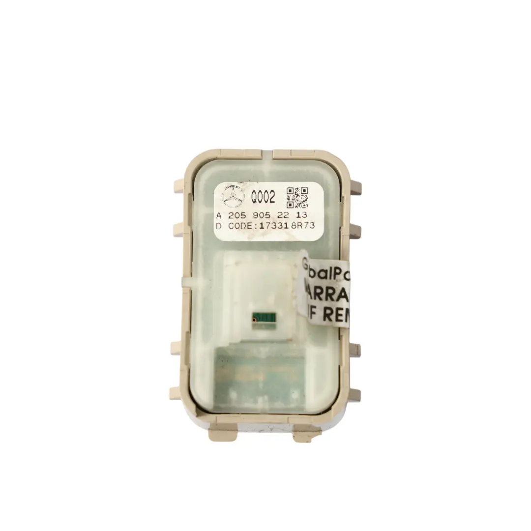 Mercedes S205 X253 Seat Folding Switch Button Beige Rear Right O/S - SKU A2059052213 - Part number A2059052213
