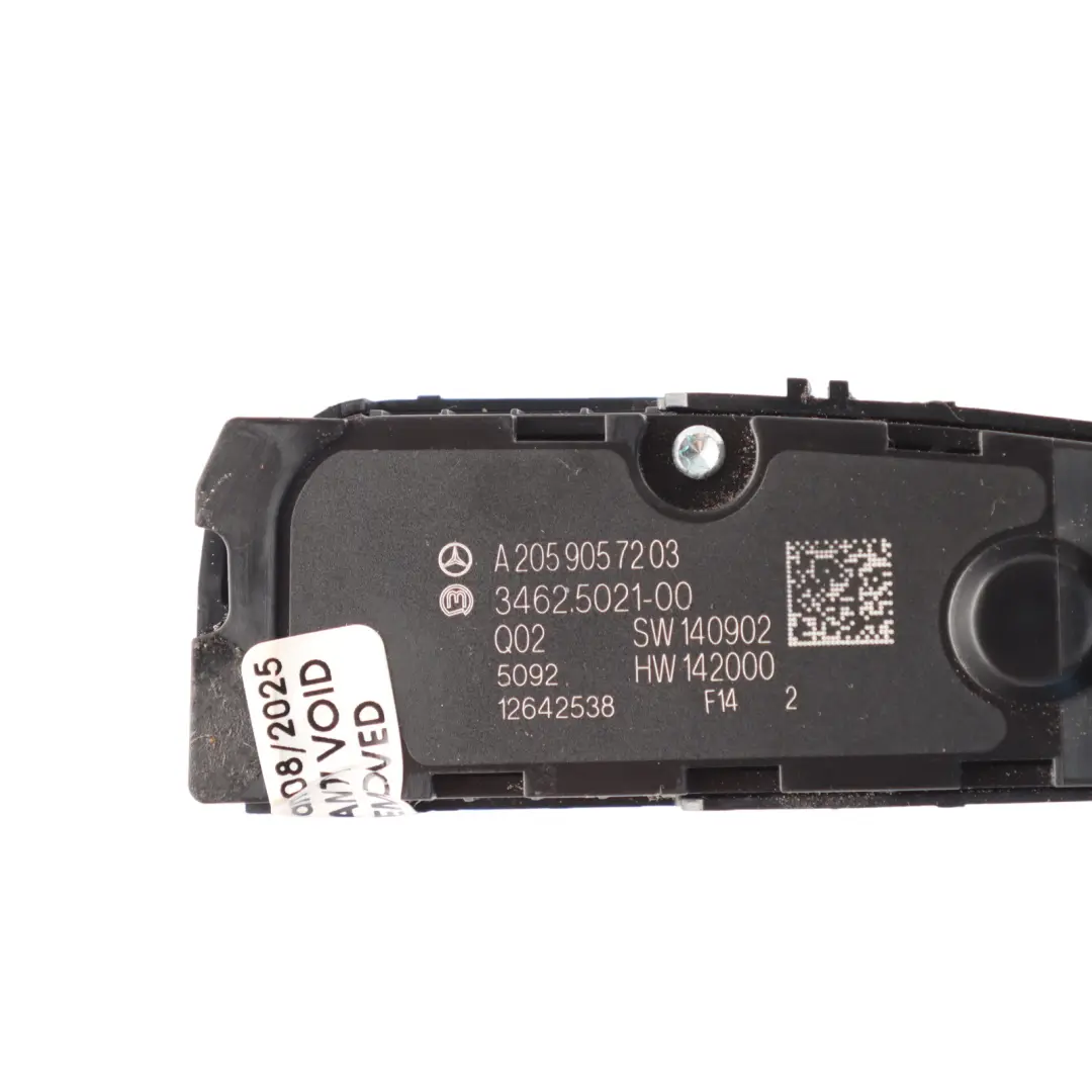 Centre Console Start Stop PDC Switch Panel to Mercedes W205 with Part number A2059057203 Mercedes W205 Centre Console Start Stop PDC Switch Panel - SKU A2059057203 - Part number A2059057203