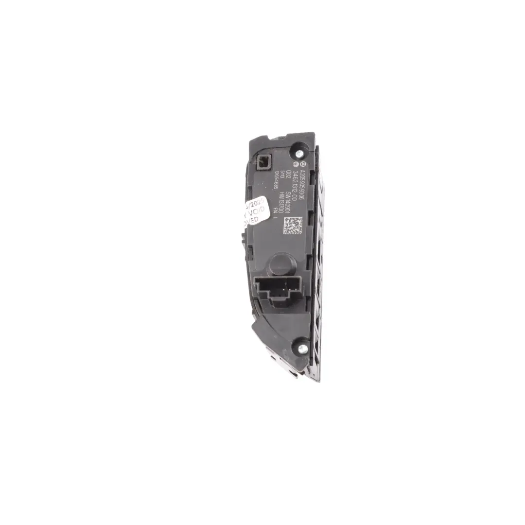Mercedes W205 Centre Console Switch Audio Volume Power ON/OFF Panel - SKU A2059059306 - Part number A2059059306