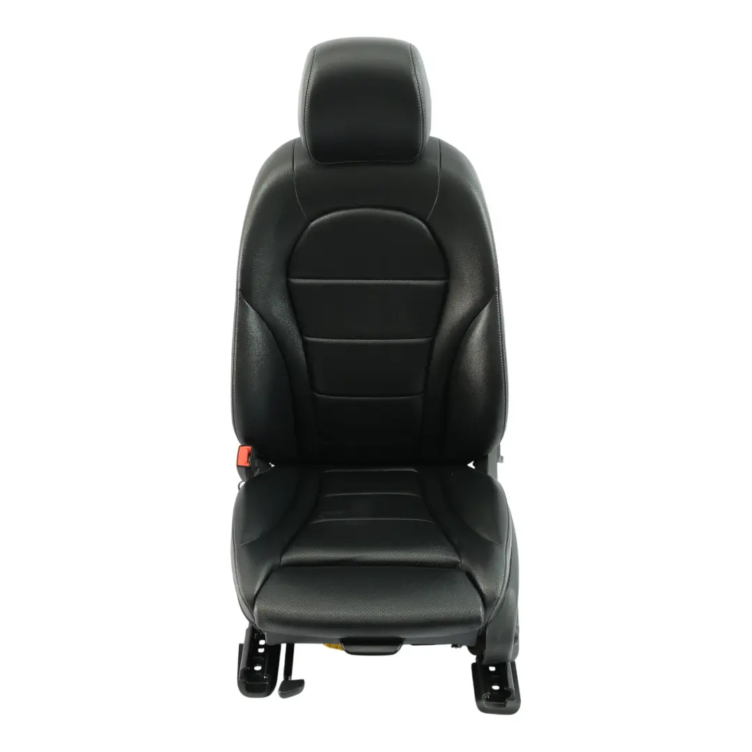 Mercedes GLC X253 Sedile anteriore sinistro pelle nera riscaldato elettrico - SKU A2059101147-1 - Numero di parte A2059101147