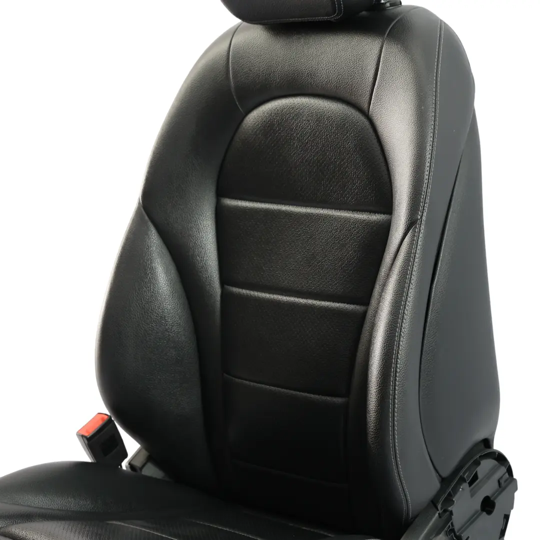 Mercedes GLC X253 Vorne Links Sitz Schwarz Leder Beheizt Elektrisch Innen - SKU A2059101147-1 - Teilenummer A2059101147