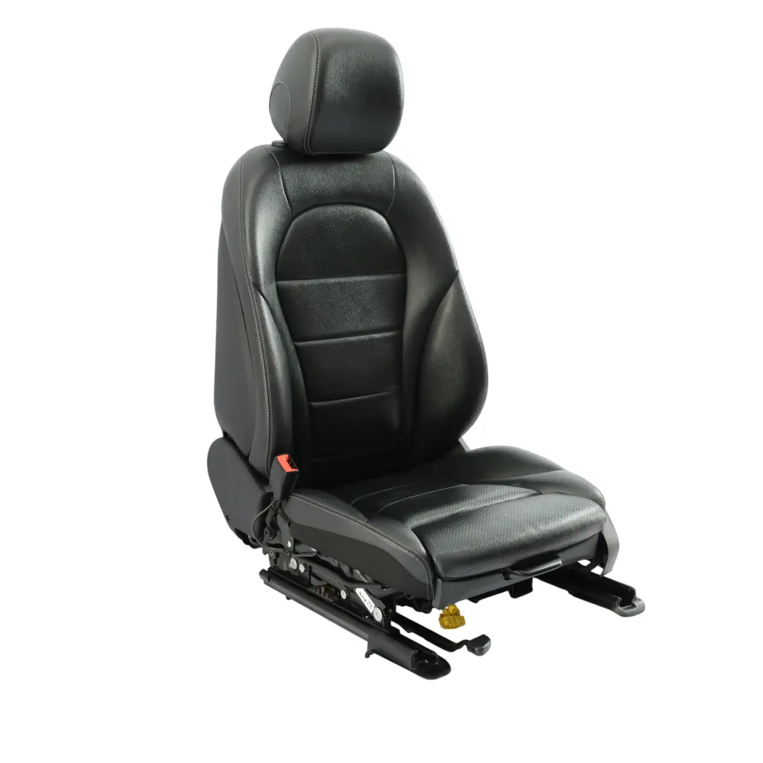 Mercedes GLC X253 Front Seat Heated Electric Interior Black Leather Left N/S - SKU A2059101147-1 - Part number A2059101147