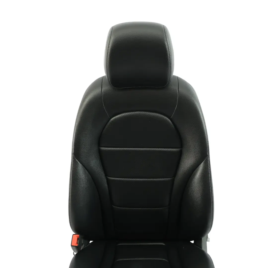 Mercedes GLC X253 Sedile anteriore sinistro pelle nera riscaldato elettrico - SKU A2059101147-1 - Numero di parte A2059101147