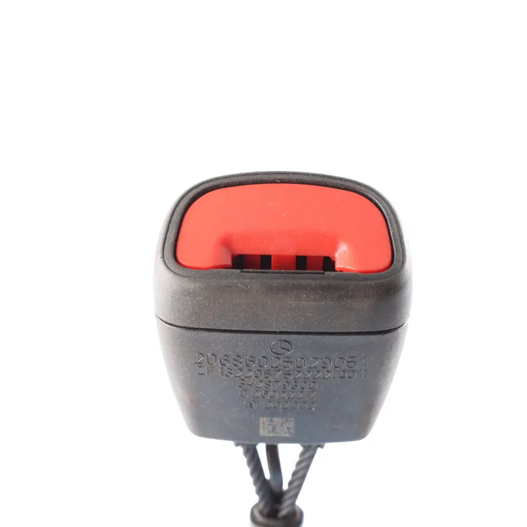 W214 Sicher Heitsgurt Schnalle Clip Vorne Links für Mercedes W206 mit Teilenummer A2068602502 Mercedes W206 W214 Sicher Heitsgurt Schnalle Clip Vorne Links - SKU A2068602502 - Teilenummer A2068602502