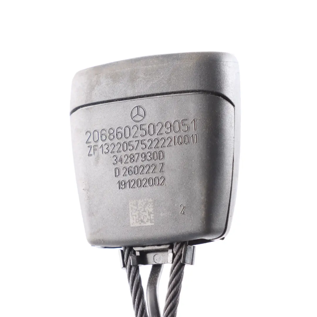 W214 Sicher Heitsgurt Schnalle Clip Vorne Links für Mercedes W206 mit Teilenummer A2068602502 Mercedes W206 W214 Sicher Heitsgurt Schnalle Clip Vorne Links - SKU A2068602502 - Teilenummer A2068602502