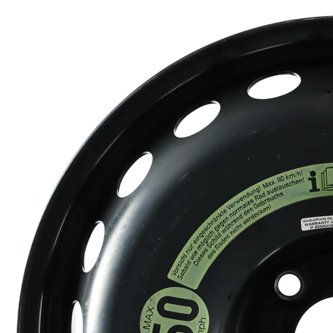 Mercedes W204 W207 Ruota Scorta Acciaio Pneumatico R17 3.5J ET:19,5 - SKU A2074000102-1 - Numero di parte A2074000102