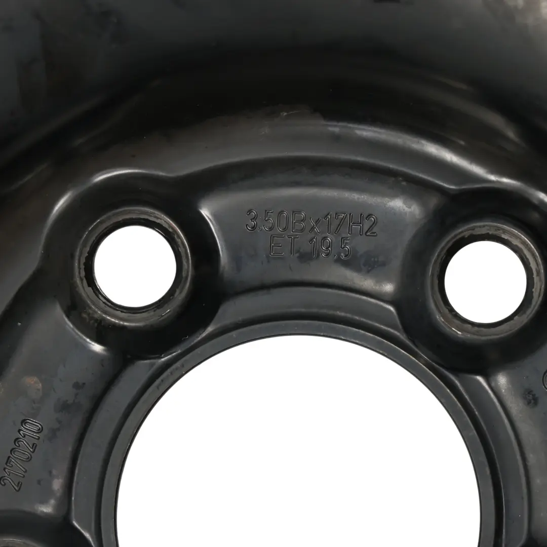 W207 Spare Wheel Steel Tyre R17 3.5J ET:19,5 to Mercedes W204 with Part number A2074000102 Mercedes W204 W207 Spare Wheel Steel Tyre R17 3.5J ET:19,5 - SKU A2074000102-1 - Part number A2074000102