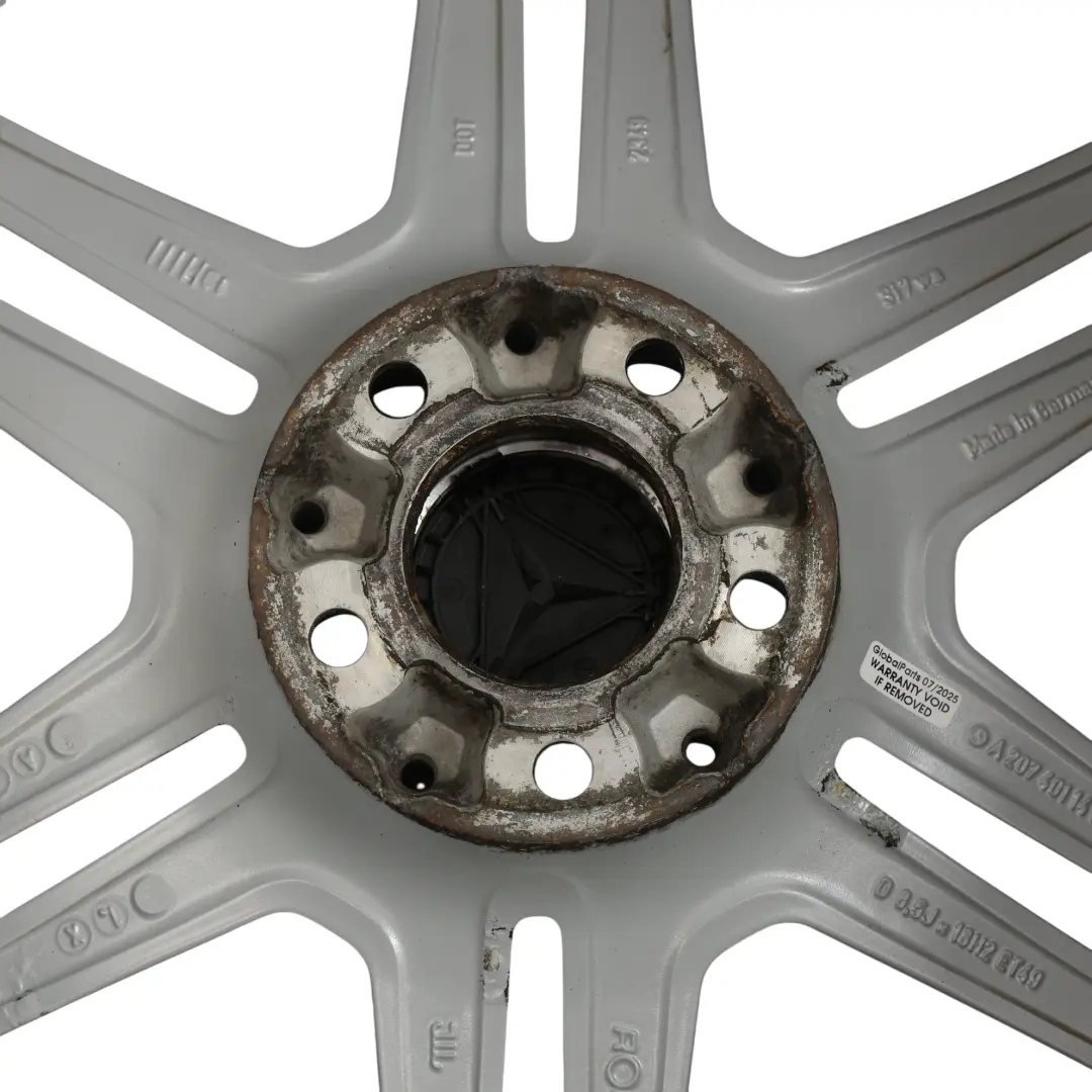 Mercedes W207 A207 Jante Alu 18" 8.5J ET:49 6-Double Spoke - SKU A2074011402-1 - Numéro de pièce A2074011402
