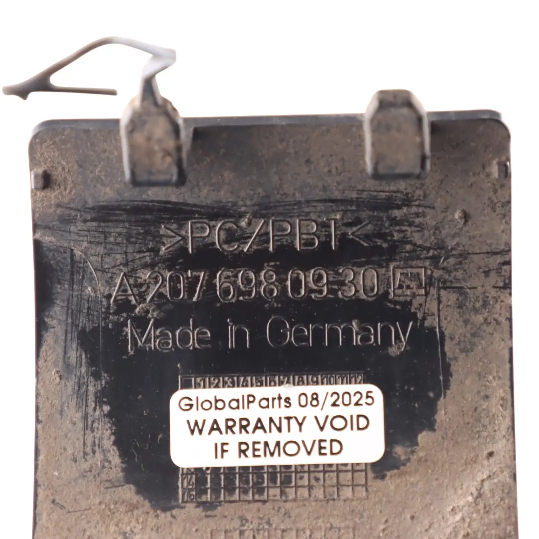 Jacking Point Cover Front Left N/S Obsidian Black 197 to Mercedes C207 with Part number A2076980930 Mercedes C207 Jacking Point Cover Front Left N/S Obsidian Black 197 - SKU A2076980930-OB - Part number A2076980930