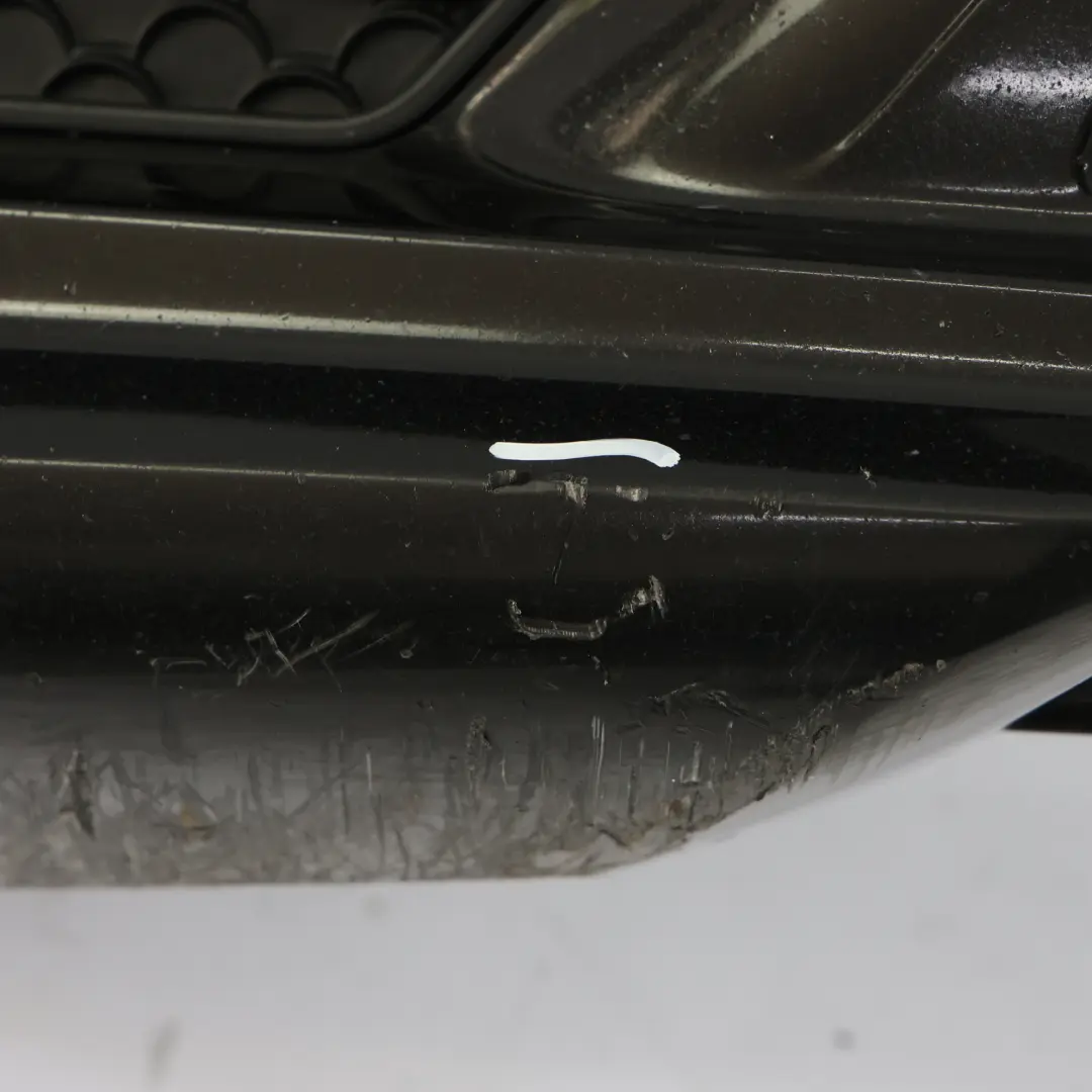 Mercedes W207 Bumper Front Trim Panel AMG Covering Obsidian Black Metallic - 197 - SKU A2078800447-OB2 - Part number A2078800447