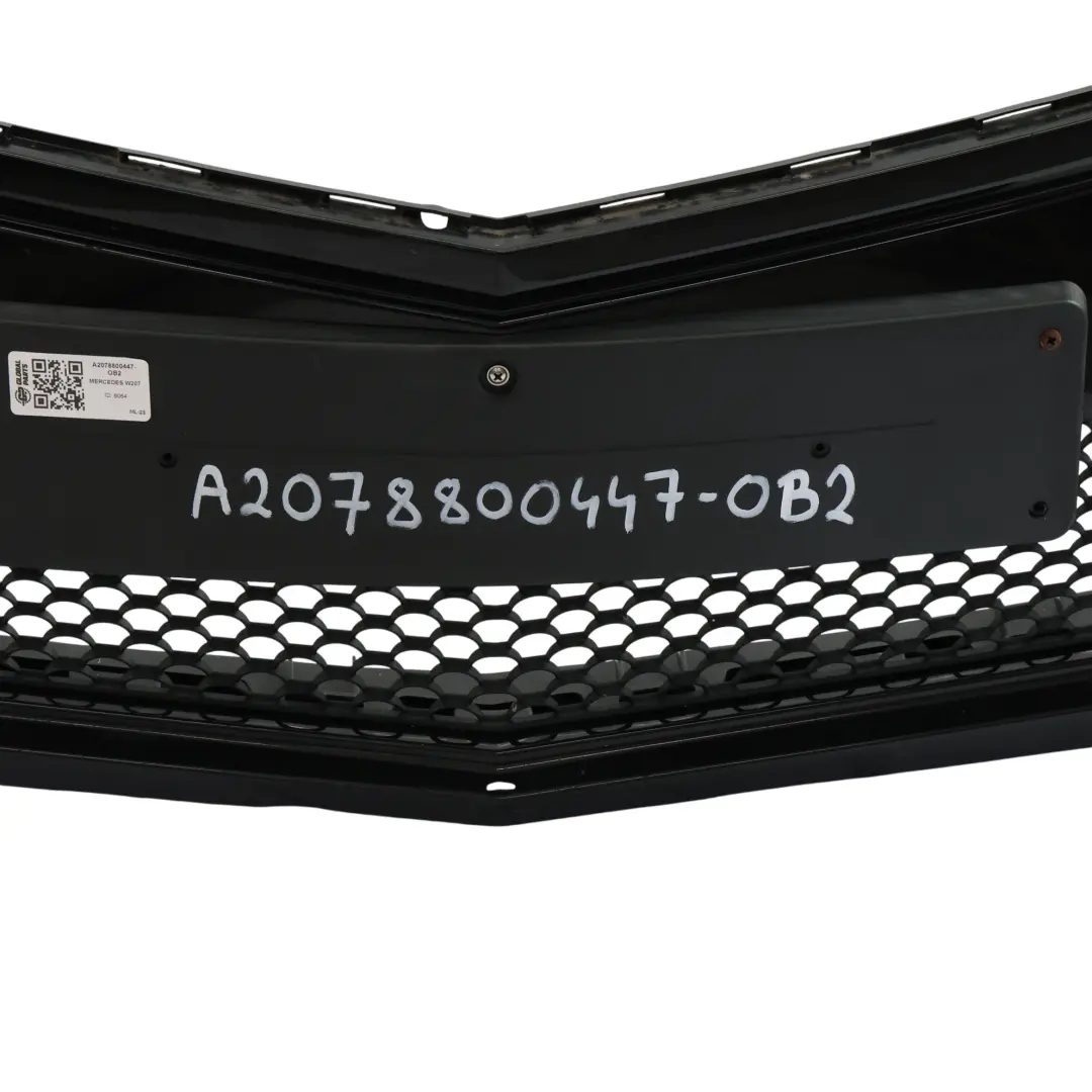 W207 Bumper Front Trim Panel AMG Covering Obsidian Black Metallic - 197 to Mercedes with Part number A2078800447 Mercedes W207 Bumper Front Trim Panel AMG Covering Obsidian Black Metallic - 197 - SKU A2078800447-OB2 - Part number A2078800447