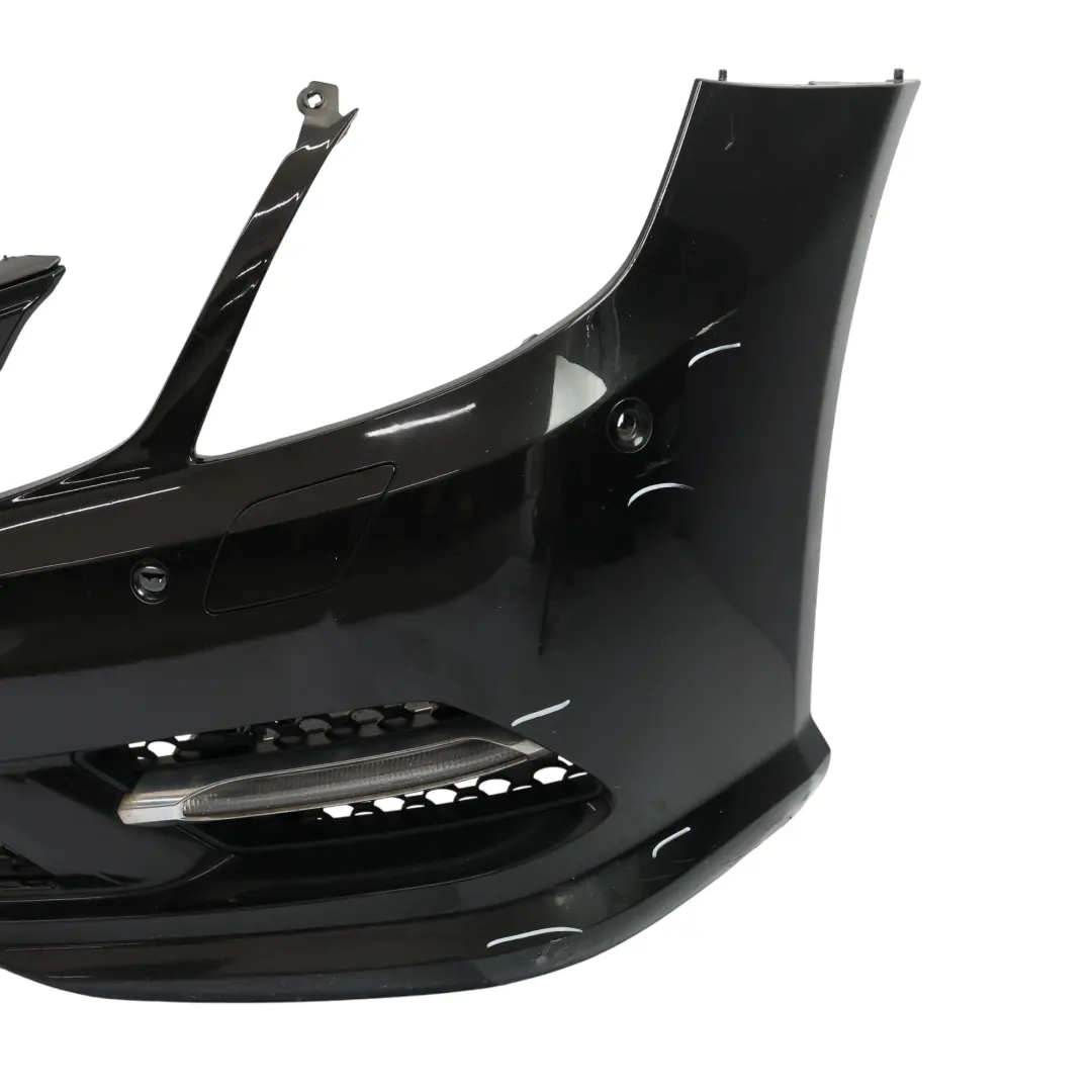 W207 Bumper Front Trim Panel AMG Covering Obsidian Black Metallic - 197 to Mercedes with Part number A2078800447 Mercedes W207 Bumper Front Trim Panel AMG Covering Obsidian Black Metallic - 197 - SKU A2078800447-OB2 - Part number A2078800447
