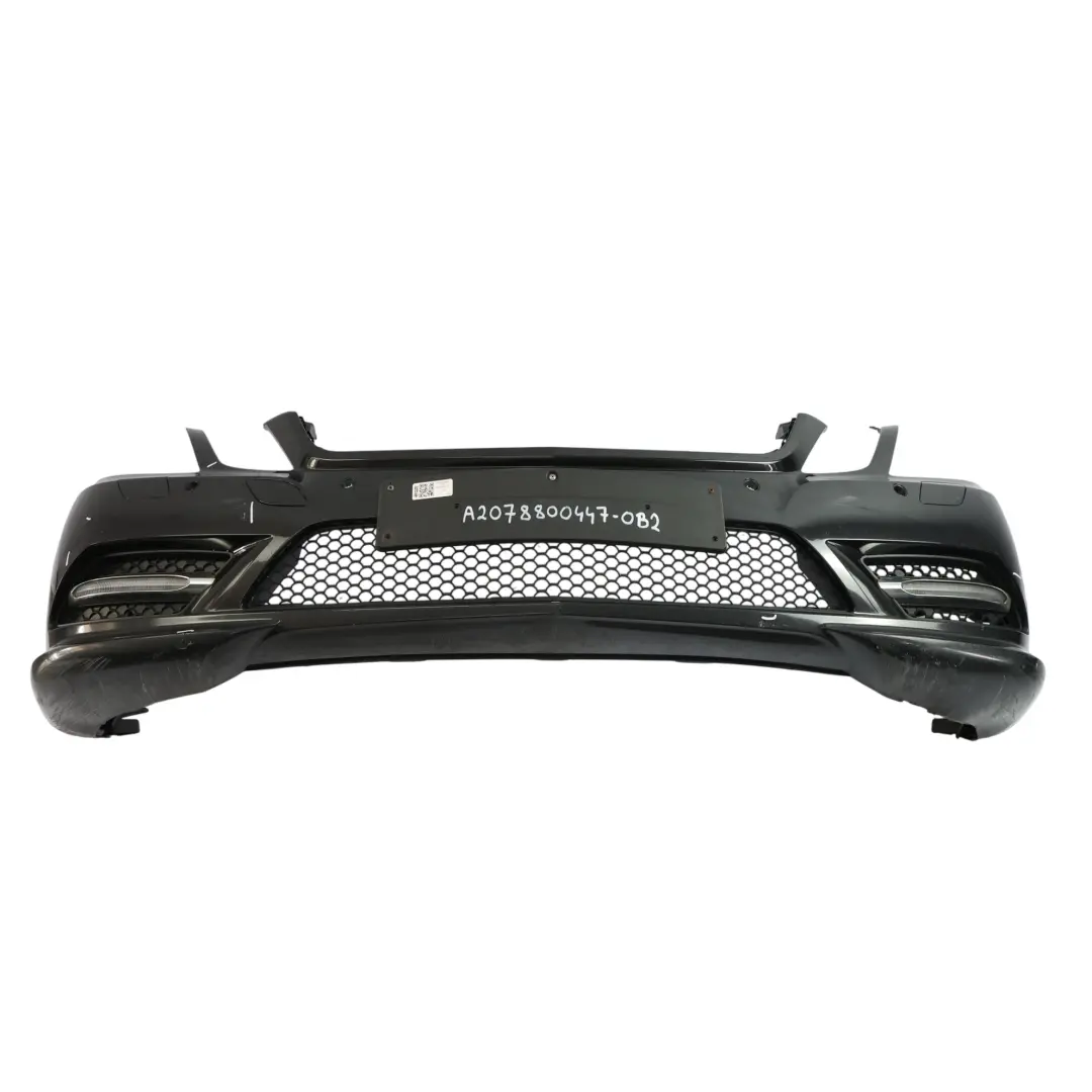 Mercedes W207 Przedni Zderzak AMG Obsidian Black Czarny Metalik - 197 - SKU A2078800447-OB2 - Numer Części A2078800447