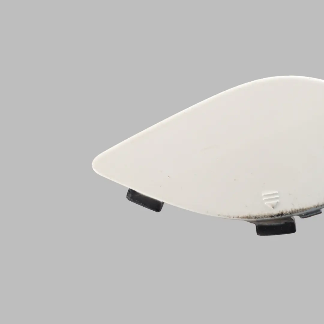 W207 Front Bumper Tow Eye Hook Cover Cap Calcite White - 650 to Mercedes with Part number A2078850123 Mercedes W207 Front Bumper Tow Eye Hook Cover Cap Calcite White - 650 - SKU A2078850123-CW - Part number A2078850123