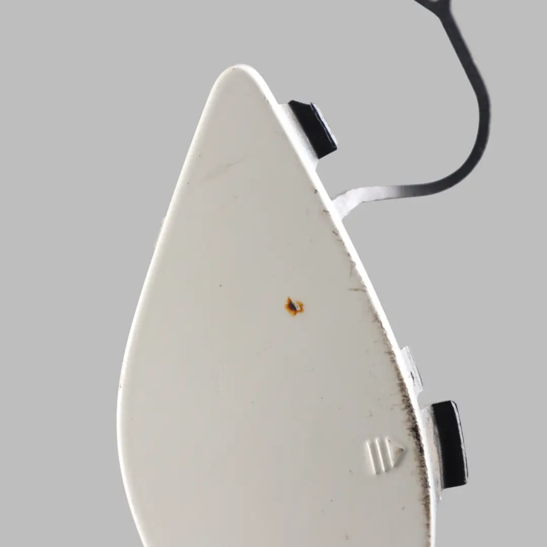 W207 Front Bumper Tow Eye Hook Cover Cap Calcite White - 650 to Mercedes with Part number A2078850123 Mercedes W207 Front Bumper Tow Eye Hook Cover Cap Calcite White - 650 - SKU A2078850123-CW - Part number A2078850123