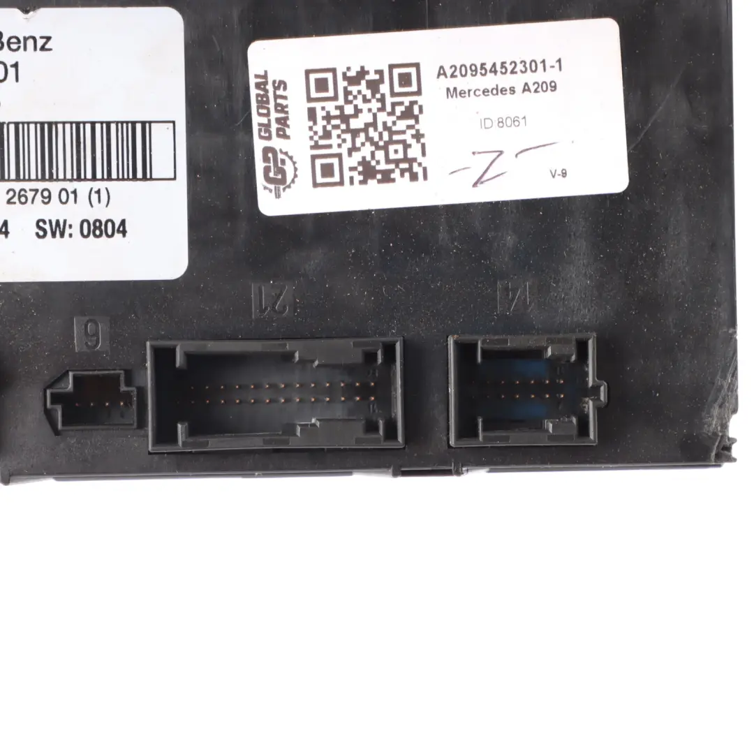 Fuse Box Rear SAM Module Control Unit to Mercedes W209 Convertible with Part number A2095452301 Mercedes W209 Convertible Fuse Box Rear SAM Module Control Unit - SKU A2095452301-1 - Part number A2095452301