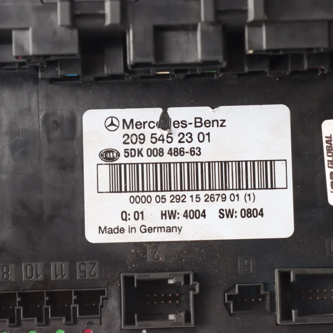 Fuse Box Rear SAM Module Control Unit to Mercedes W209 Convertible with Part number A2095452301 Mercedes W209 Convertible Fuse Box Rear SAM Module Control Unit - SKU A2095452301-1 - Part number A2095452301