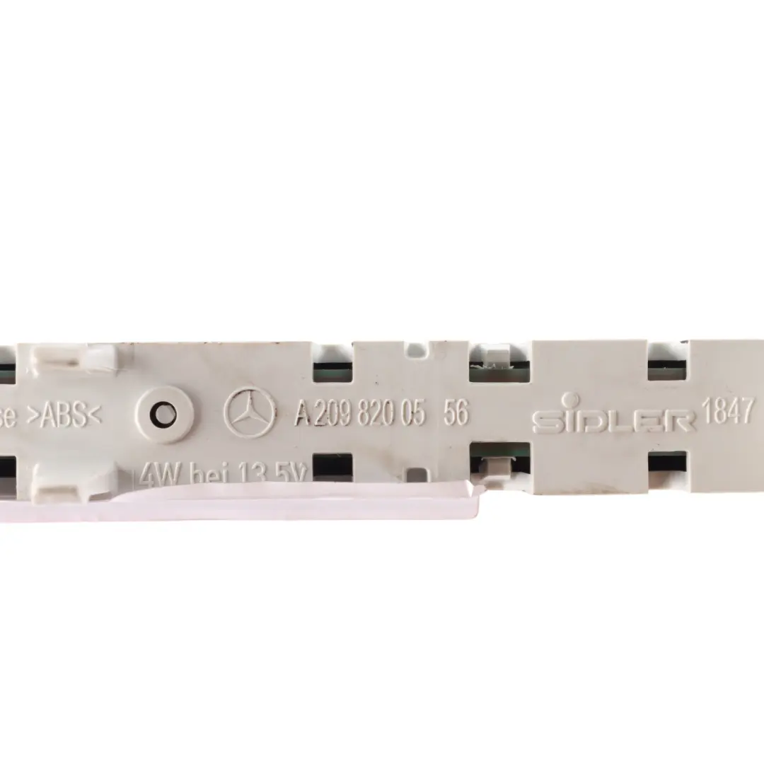 Additional Third Brake Light Stop Lamp to Mercedes W209 Rear with Part number A2098200556 Mercedes W209 Rear Additional Third Brake Light Stop Lamp - SKU A2098200556 - Part number A2098200556