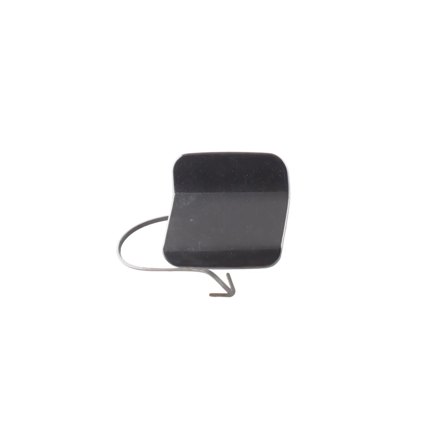 Mercedes C209 A209 Rear Tow Hook Cover Cap Obsidian Black - 197 A2038850826 
