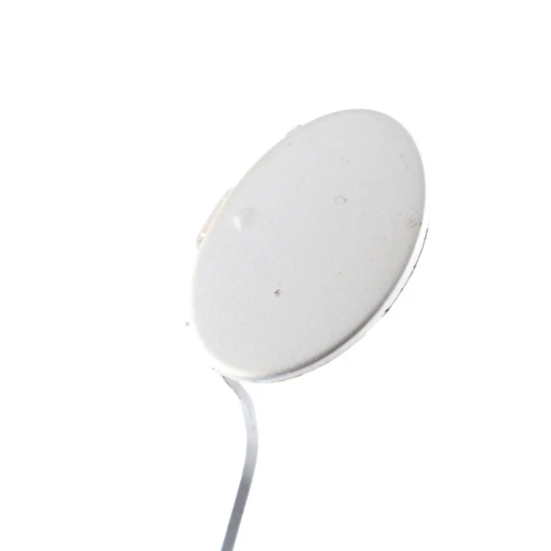 Flap Towing Eye Cover Rear Bumper Iridium Silver - 775 to Mercedes C209 with Part number A2098850326 Mercedes C209 Flap Towing Eye Cover Rear Bumper Iridium Silver - 775 - SKU A2098850326-IRS - Part number A2098850326