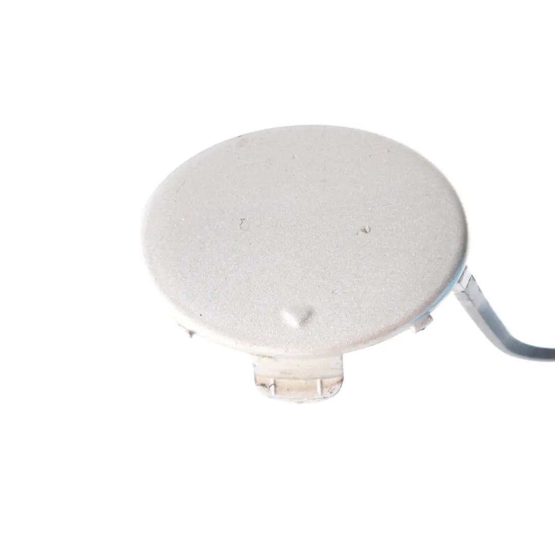 Mercedes C209 Flap Towing Eye Cover Rear Bumper Iridium Silver - 775 - SKU A2098850326-IRS - Part number A2098850326