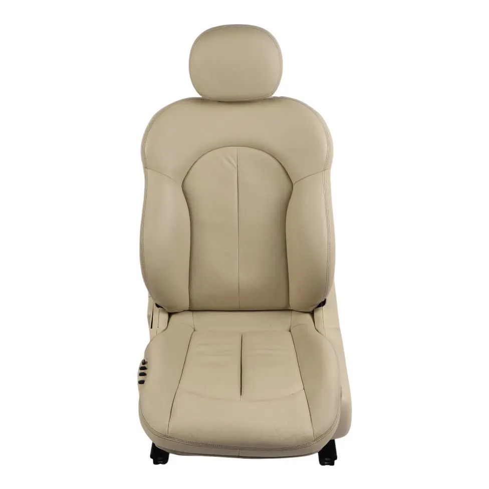 Mercedes A209 Seat Front Left N/S Multi Contour Leather Nappa Amaretta Pepple