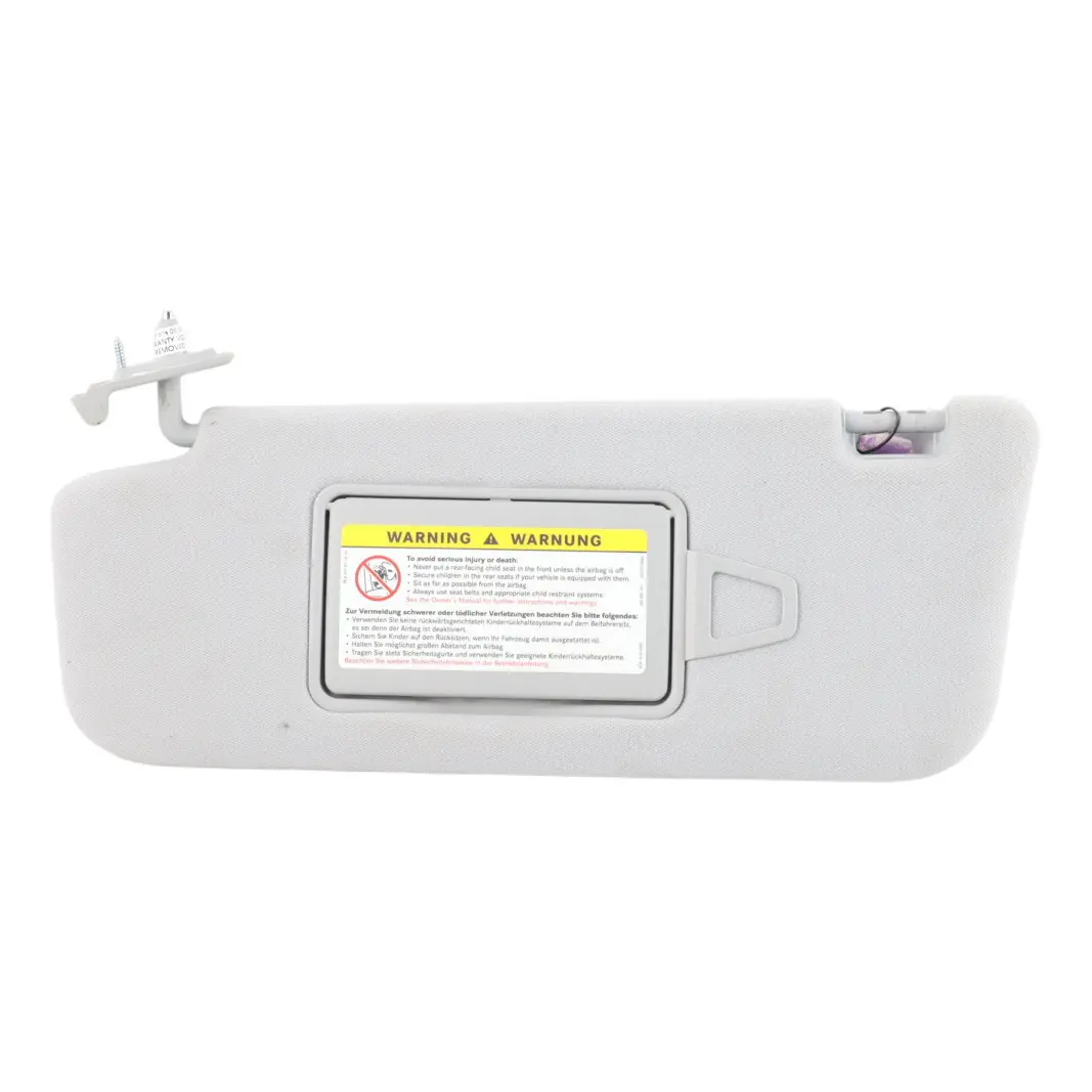 Mercedes S211 W211 Sun Visor Cover Panel Left N/S Grey - SKU A2118100310 - Part number A2118100310