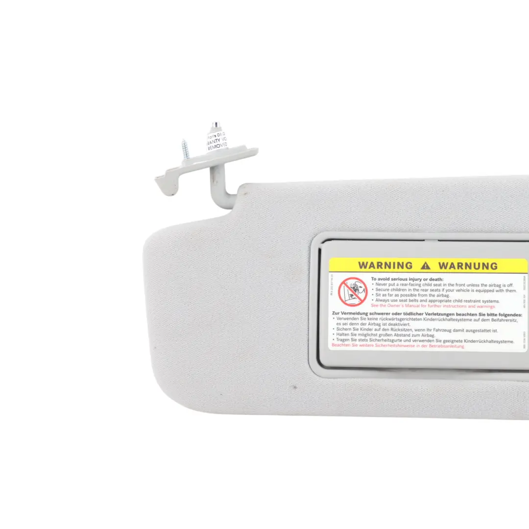 Sun Visor Cover Panel Left N/S Grey to Mercedes S211 W211 with Part number A2118100310 Mercedes S211 W211 Sun Visor Cover Panel Left N/S Grey - SKU A2118100310 - Part number A2118100310