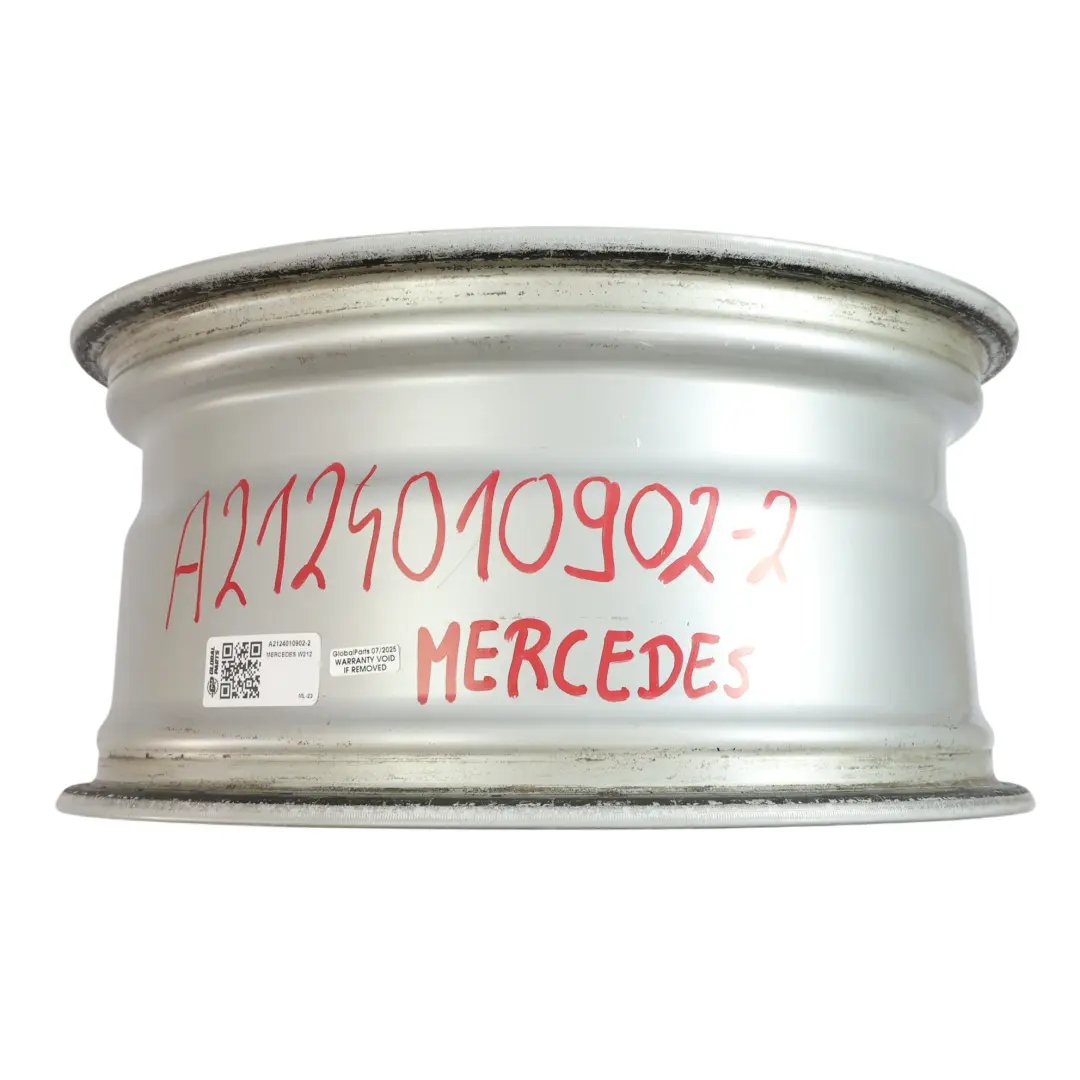 Mercedes W212 Silver Alloy Wheel Rim 5-Double Spoke 17" ET:48 8J - SKU A2124010902-2 - Part number A2124010902