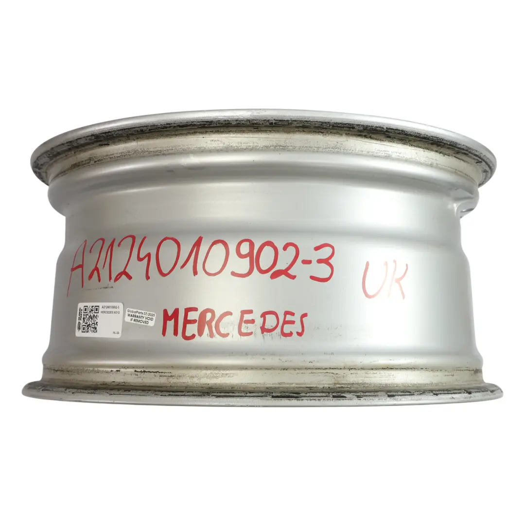 Alloy Wheel Rim 5-Double Spoke 17" ET:48 8J to Mercedes W212 Silver with Part number A2124010902 Mercedes W212 Silver Alloy Wheel Rim 5-Double Spoke 17" ET:48 8J - SKU A2124010902-3 - Part number A2124010902