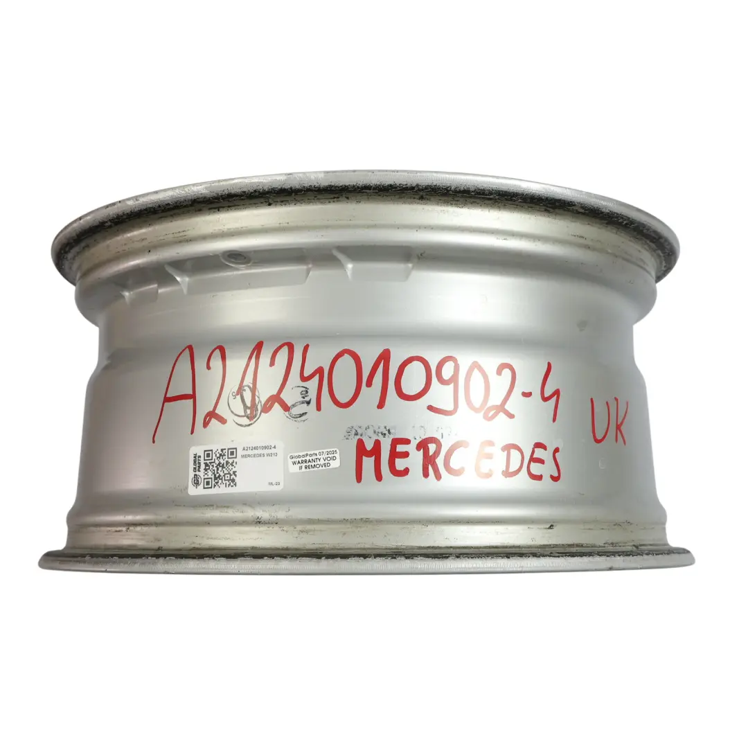 Alloy Wheel Rim 5-Double Spoke 17" ET:48 8J to Mercedes W212 Silver with Part number A2124010902 Mercedes W212 Silver Alloy Wheel Rim 5-Double Spoke 17" ET:48 8J - SKU A2124010902-4 - Part number A2124010902
