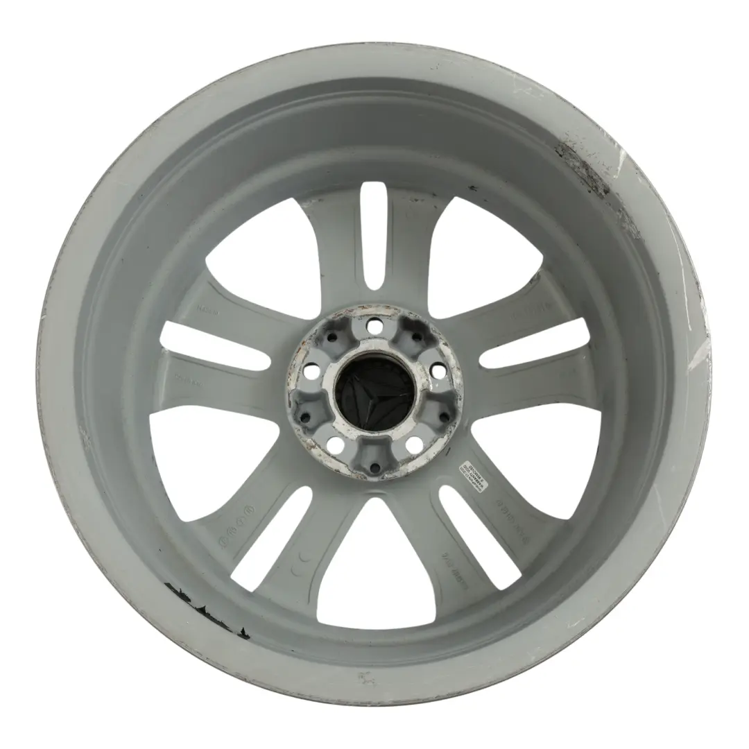 Mercedes W212 Silver Alloy Wheel Rim 5-Double Spoke 17" ET:48 8J - SKU A2124010902-4 - Part number A2124010902
