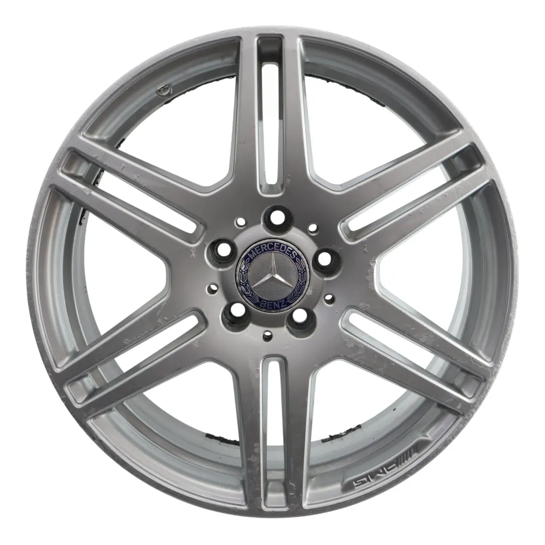 Mercedes W212 Rear Axle Silver Alloy Wheel Rim 18" ET:48 8,5J - SKU A2124012302-1 - Part number A2124012302