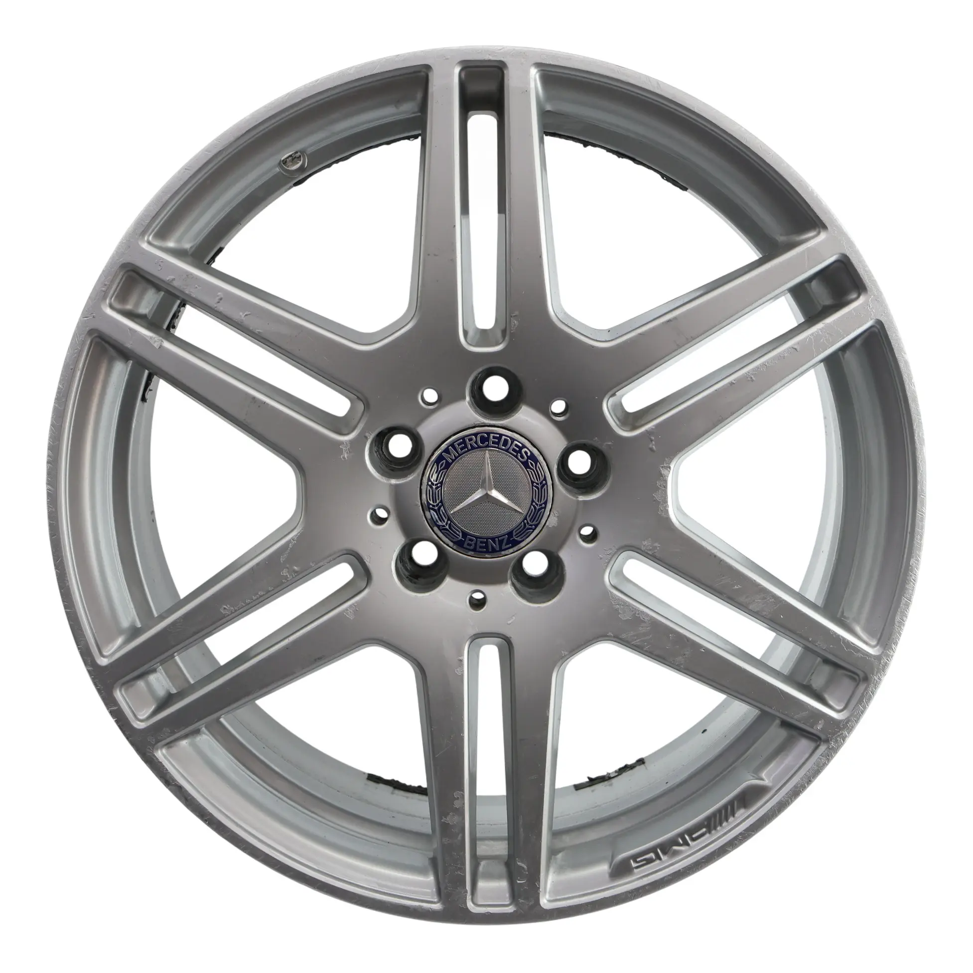 Mercedes W212 Rear Axle Silver Alloy Wheel Rim 18" ET:48 8,5J A2124012302