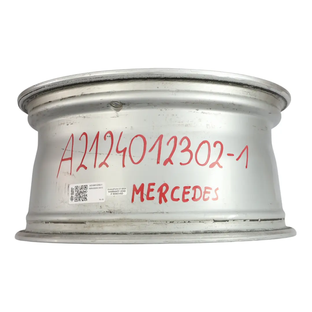 Mercedes W212 Rear Axle Silver Alloy Wheel Rim 18" ET:48 8,5J - SKU A2124012302-1 - Part number A2124012302