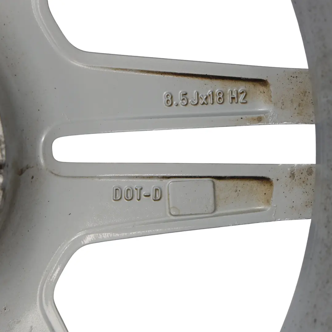 Mercedes W212 Rear Axle Silver Alloy Wheel Rim 18" ET:48 8,5J - SKU A2124012302-1 - Part number A2124012302