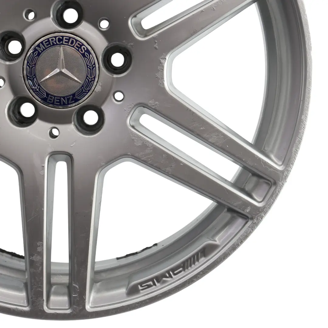 Mercedes W212 Rear Axle Silver Alloy Wheel Rim 18" ET:48 8,5J - SKU A2124012302-1 - Part number A2124012302