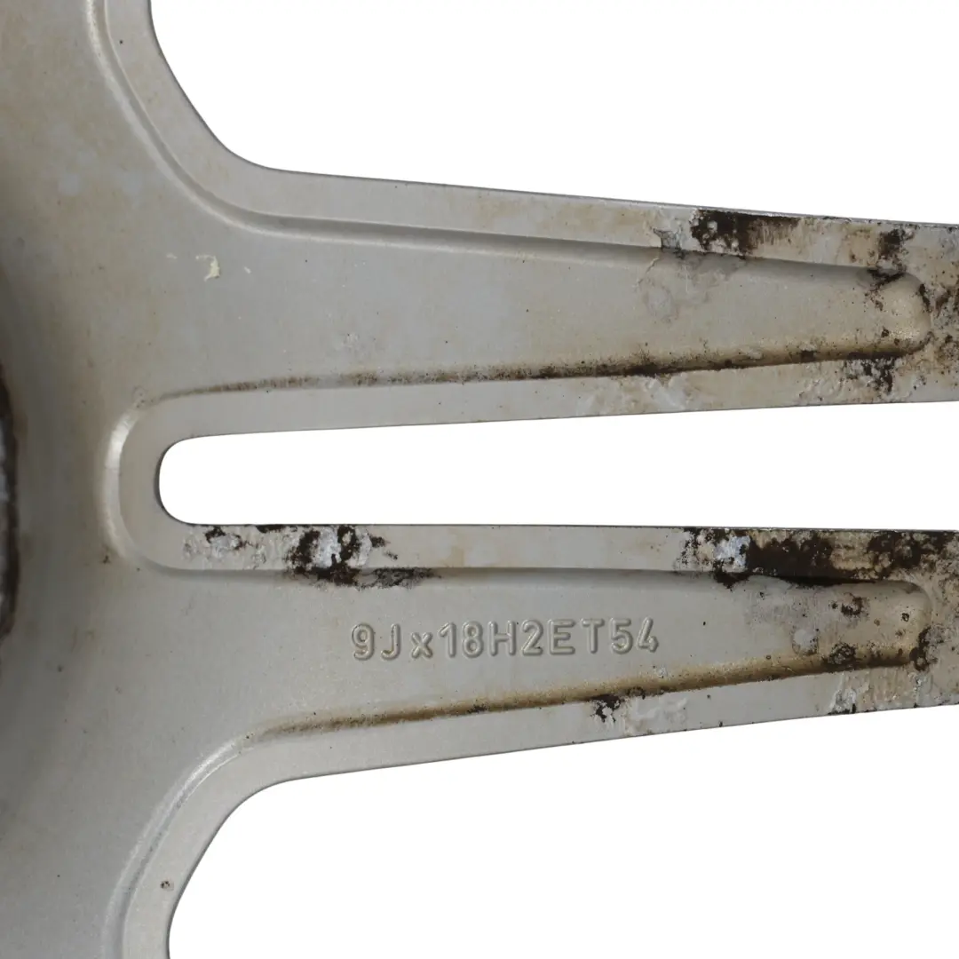 Mercedes W212 Rear Axle Silver Alloy Wheel Rim 18" ET:54 9J - SKU A2124012402-1 - Part number A2124012402