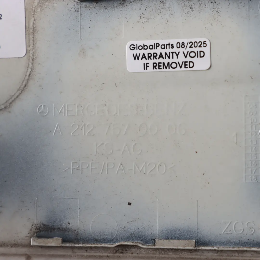 Mercedes W212 Fuel Flap Tank Cover Cap Calcite White - 650 - SKU A2127570006-CW - Part number A2127570006