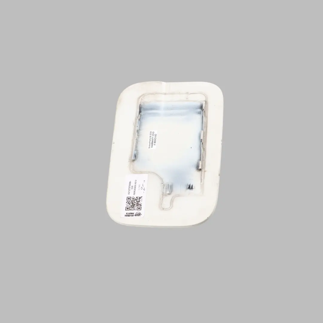 Flap Tank Cover Cap Calcite White - 650 to Mercedes W212 Fuel with Part number A2127570006 Mercedes W212 Fuel Flap Tank Cover Cap Calcite White - 650 - SKU A2127570006-CW - Part number A2127570006