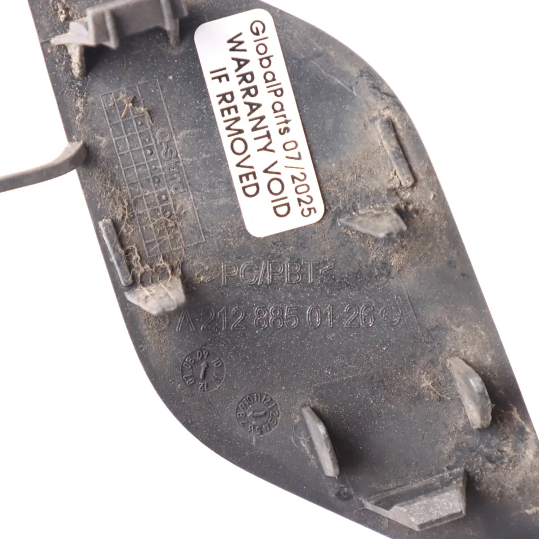 Front Bumper Tow Hook Cover Cap Iridium Silver - 775 to Mercedes W212 with Part number A2128850126 Mercedes W212 Front Bumper Tow Hook Cover Cap Iridium Silver - 775 - SKU A2128850126-IRS - Part number A2128850126