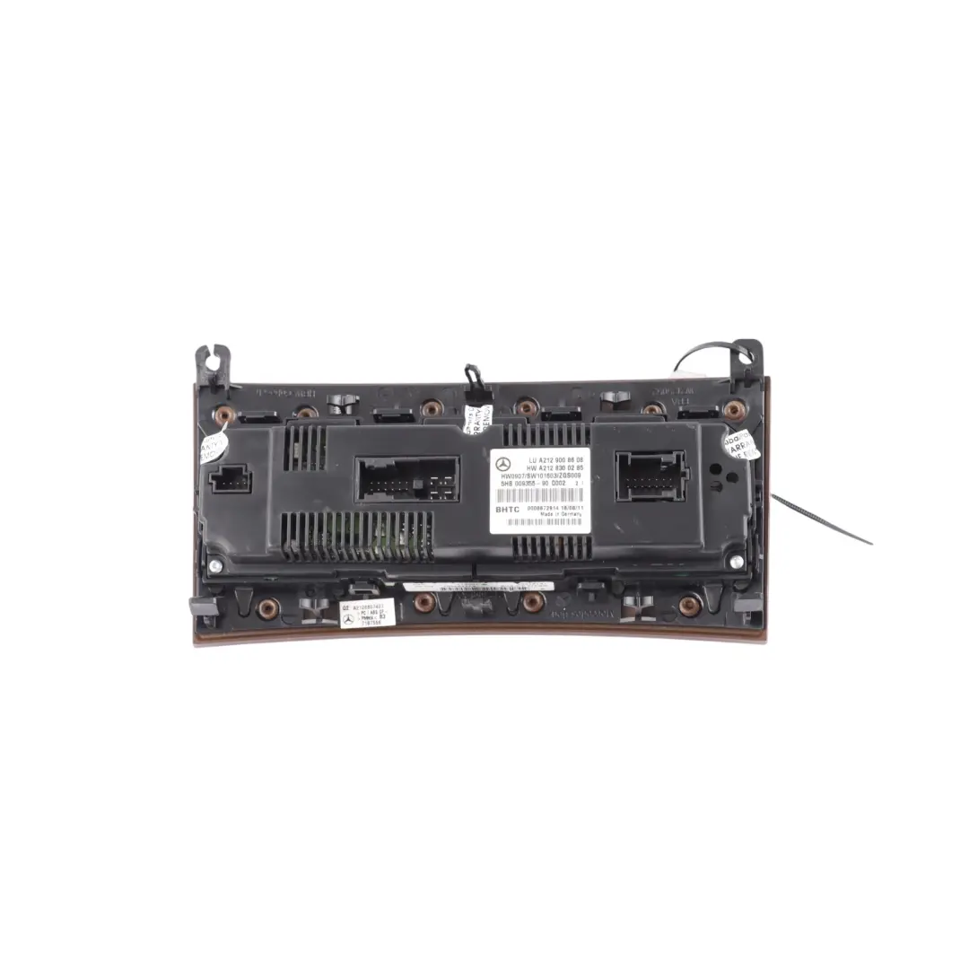Mercedes W212 Air Conditioning Unit Climate Control Switch Panel - SKU A2129008608-3 - Part number A2129008608