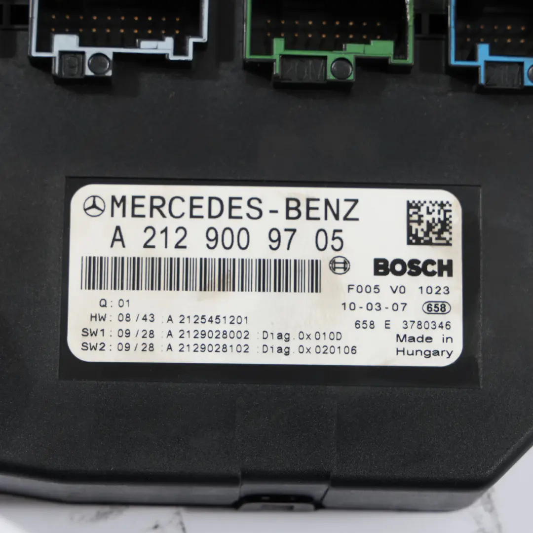Mercedes W204 W212 Fuse Box Relay Control Unit Electric SAM Module - SKU A2129009705-1 - Part number A2129009705